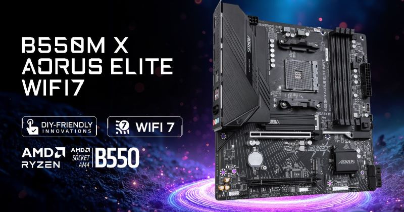 Gigabyte anunta noua seria B550M X pentru noul/vechiul Ryzen 7 5800X3D